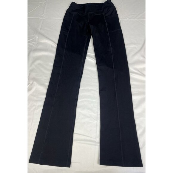 Skechers Go Walk Active Stretch Yoga Pants Womens Small Pockets Black Activewear - Picture 1 of 5